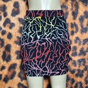 Killstar Connexion Lightening Cutout Skirt